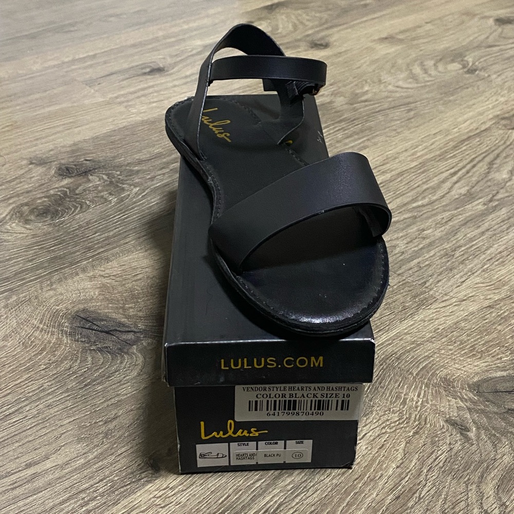 Lulus Black Sandals
